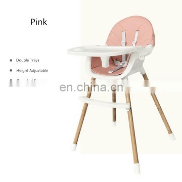 Multifunction height adjustable baby dining chair children play chair high chair