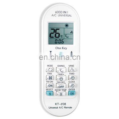 KT-E08 Universal A/C Remote Control  Air Conditioner Remote Control 6000 in 1