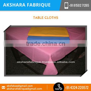 Best Selling High Quality Table Cloth with Custom Printing in Bulk