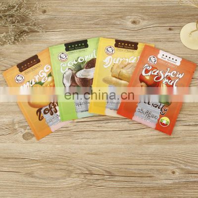 China supplier custom logo ziplock plantain chips packaging bags