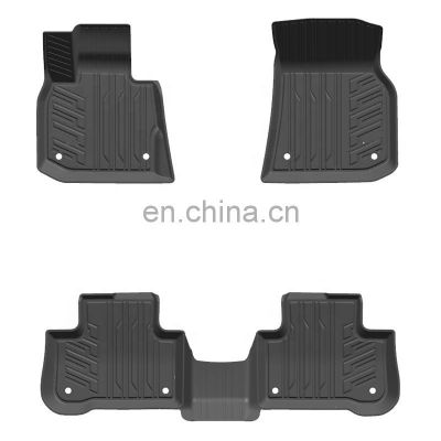 HFTM Factory Wholesale Cheap Price Diamond TPE Replacement 3D 4D  Black Car Floor Mats for BMW 3 Series custom print car mat