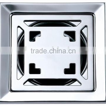 High quality Stainless steel floor drain,square shape 100*100mm,mirror polished drainer,B2132-1
