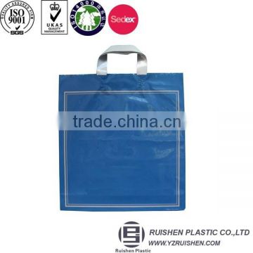 PE Plastic Loop Handle Bag, Soft Loop Handle Plastic Bag, Plastic Clip Loop Handle Bag