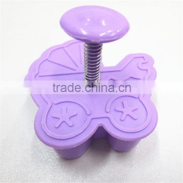 Plastic 3D Cookie Cutter Set/Cookie Cutter Stamp/Plunger Cookie Cutter