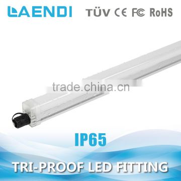 T8 tri proof light Dust-proof/corrosion-proof/waterproof led t8 tube with 80ra 0.9PF 100lm/w