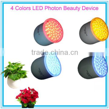 Purple Blue Red Yellow LED Light Skin Tightening Machine with Vibration Function