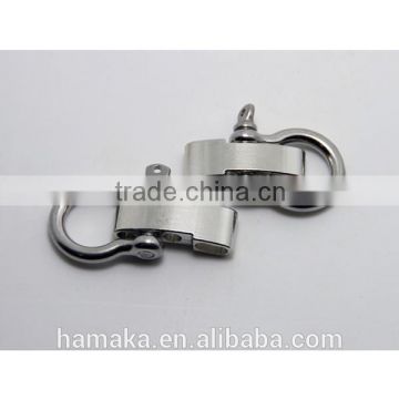 Stainless Steel Adjustable Shackles / Buckles, Great for Paracord Bracelets