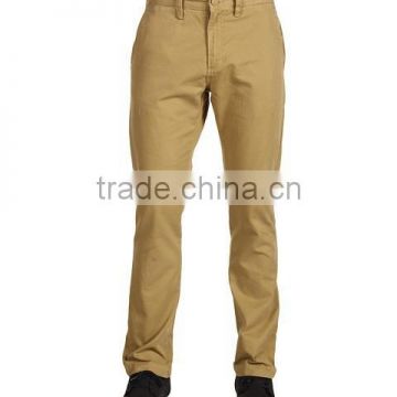2015 Newly factory designs men chinos pants skinny stretch trouser mens chinos
