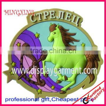 rubber magnet souvenir, soft PVC badge