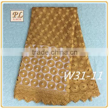 2015 best selling new model polyester fabric and textile lace