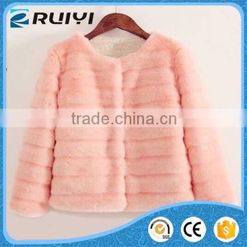 children winter fur clothes, faux fur coat for girl
