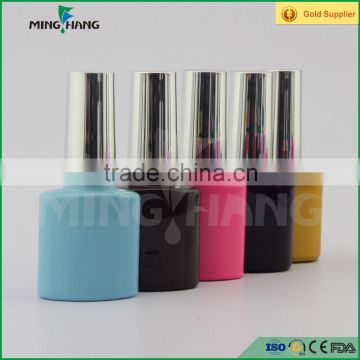 8ml colorful custom uv nail polish glass bottles with cap