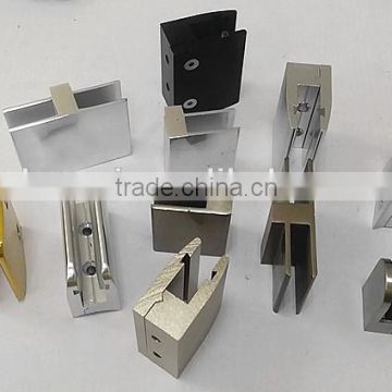 OEM Customized stainless steel wall mount glass clamp aluminum galss clamp