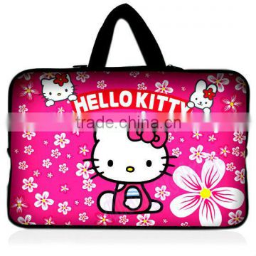 2016 Fashion Hello Kitty Laptop Sleeves/Laptop Bag/Table PC bag,made of Neoprene