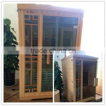 Home use indoor 1 person far infrared fitness sauna rooms