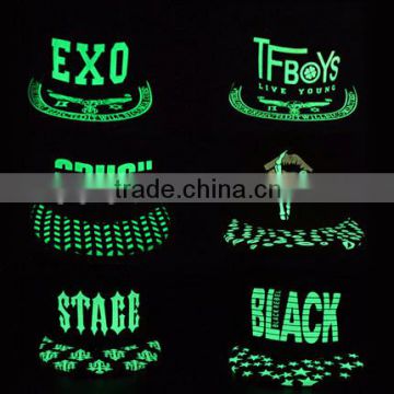 Hot Sales New Fashion glow in the dark Baseball Cap Party Hat Fluorescent SnapBack