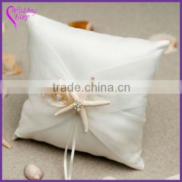 2015 Fashion style newest ring pillow with shell decoration