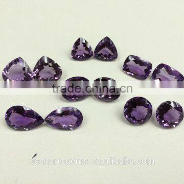 Amethyst Multi Shapes Cut Faceted