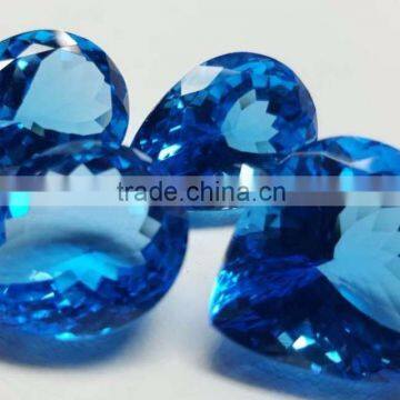 Top Quality Natural Loose Gemstone Faceted Cut SwissBlue Topaz