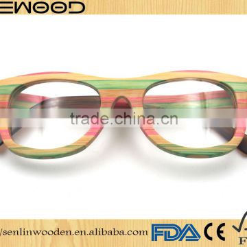 mirror lens optical revo wooden colorful sunglasses