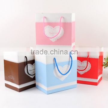 Special new design recyclabe gift packaging paper bag