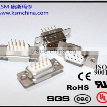 D-sub male/female 9 pins connector in terminal block