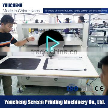Automatic hydraulic double position sublimation fabric heat press printing machine