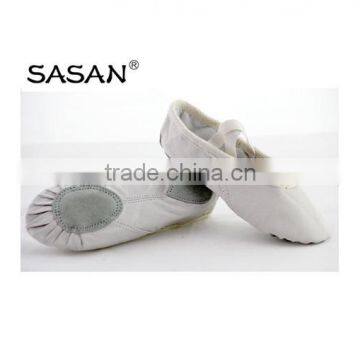 Full Leather Upper Sole Ballet Shoes Elastic Lace BS303