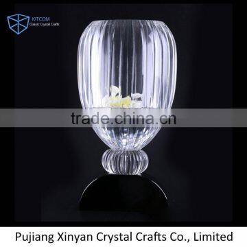 HOT SALE superior quality high clear crystal vase wholesale