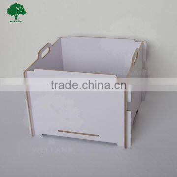 Wooden KD Storage Box Green J