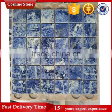 AA Natural azul blue luxury marble stone blue mosaic tiles