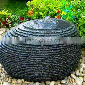 small garden stone waterfall designs like egg