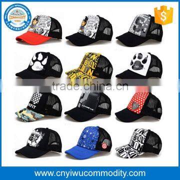 customize foil print polyester and foam trucker mesh cap