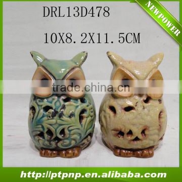 new design ceramic owl plant pots for home and garden ornament