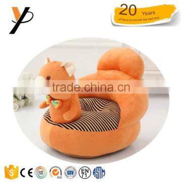 Wholesale plush baby animal sofa chair stuffed animal chairs for kids