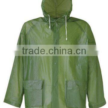 PVC RAIN JACKET RAINSUIT WATERPROOF JACKET