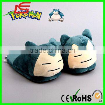 Wholesale Soft Stuffed Shoes Pokemon Snorlax Plush Slipper