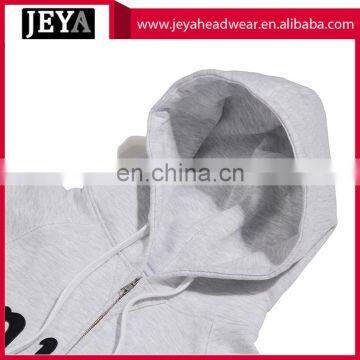 grey heavy weight double felt graphic nice quality hood zipup tracksuit