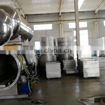 Horizontal Food autoclave sterilizer/automatic water spray retort / industrial sterilization pot