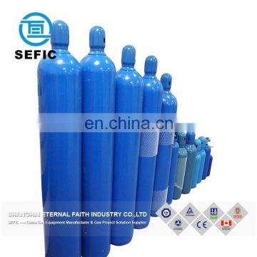 Durable Seamless Steel 40L 150bar Oxygen Cylinder