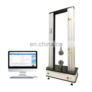 5000N 5KN computer control automatic double column universal tensile break and compression strength testing machine