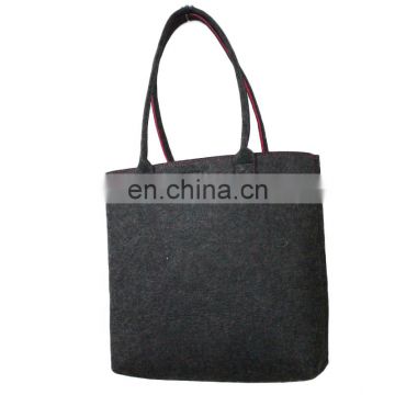 OEM medium size felt funny bag tote with custom printed logo beach bags