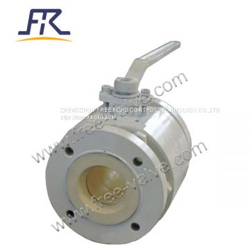 Lever Operated Carbon Steel Ceramic Ball Valve