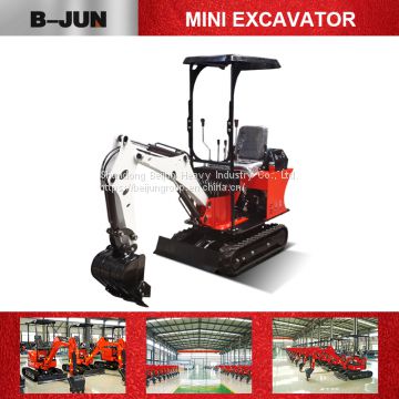 Mini ride on 0.8 ton hydraulic crawler small digger excavator