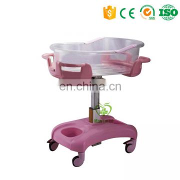 MY-R035 manual hospital Deluxe Baby Bed with Trolley