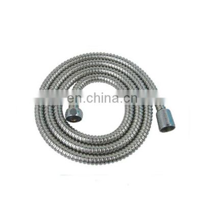 Bathroom Support Bar Stainless Steel Flexible Metal Hose Double Lock Shower Hose Extension