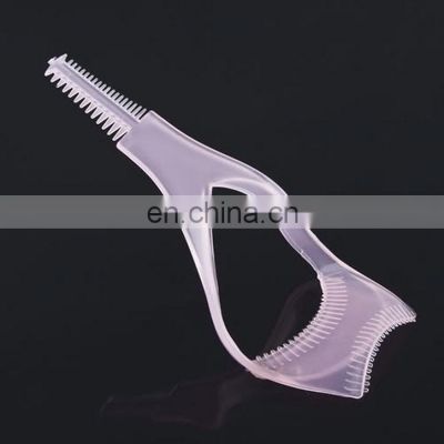 3 in 1 Mascara Eyelash Brush Curler Lash Comb Cosmetic Plastic Eyelash Curler Lash Curler