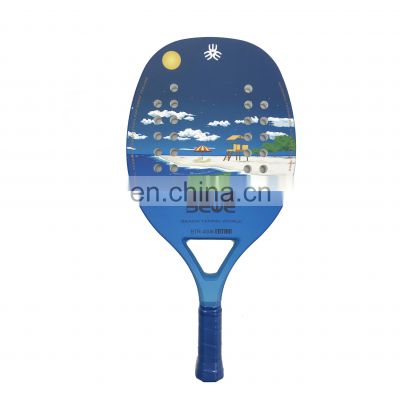 China Manufacture Beach Tennis Racket: BEWE Full Carbon Beach Tennis Racket BTR-4006 Entain