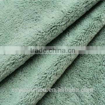 polyester 12mm soft pv plush fabric for export