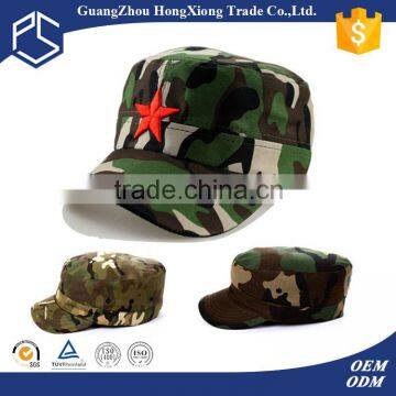 Guangzhou Hongxiong high quality cheap custom camo cap castro hat